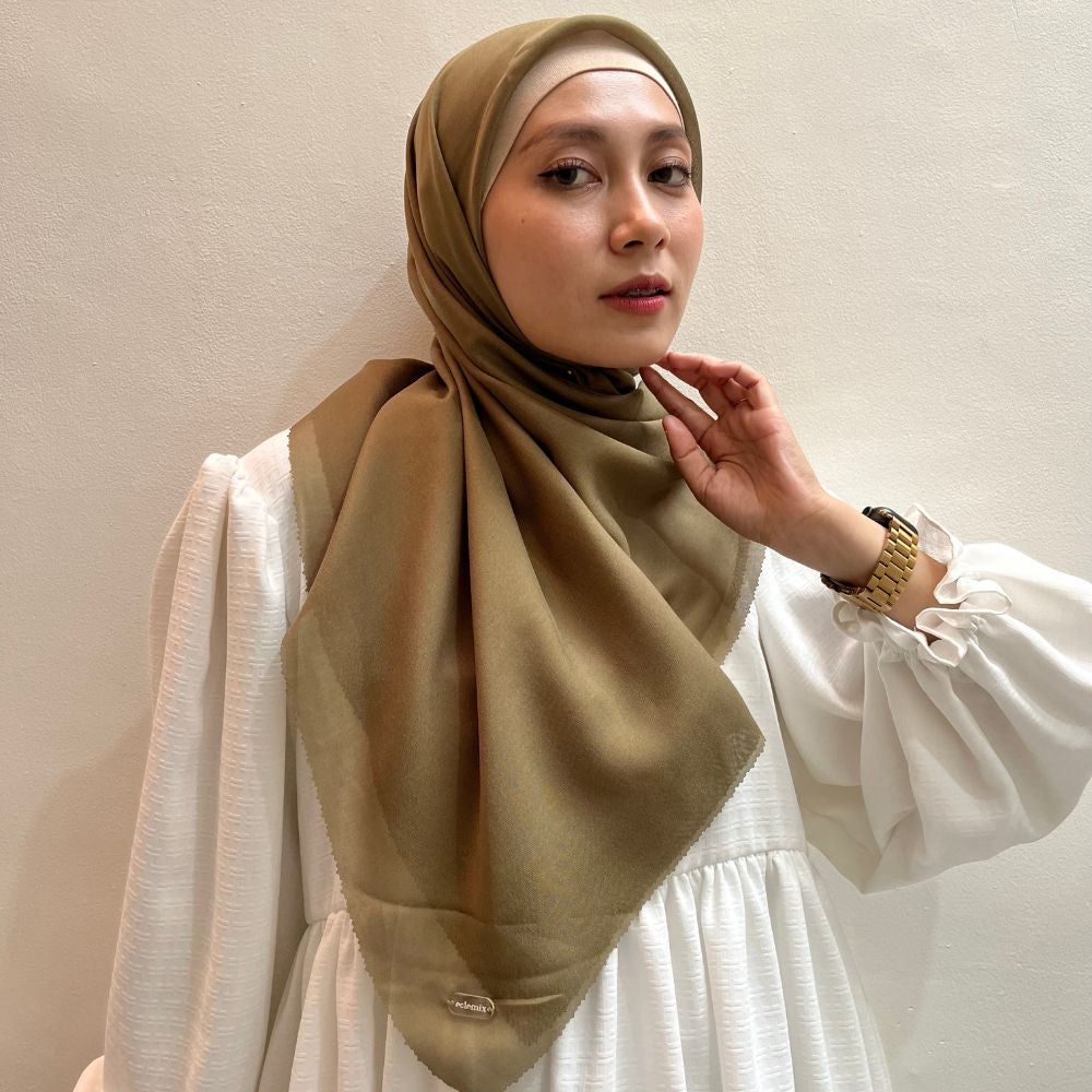 Image of Eclemix Dinara Plain Hijab | Hijab Polos Segiempat Paris Japan Premium